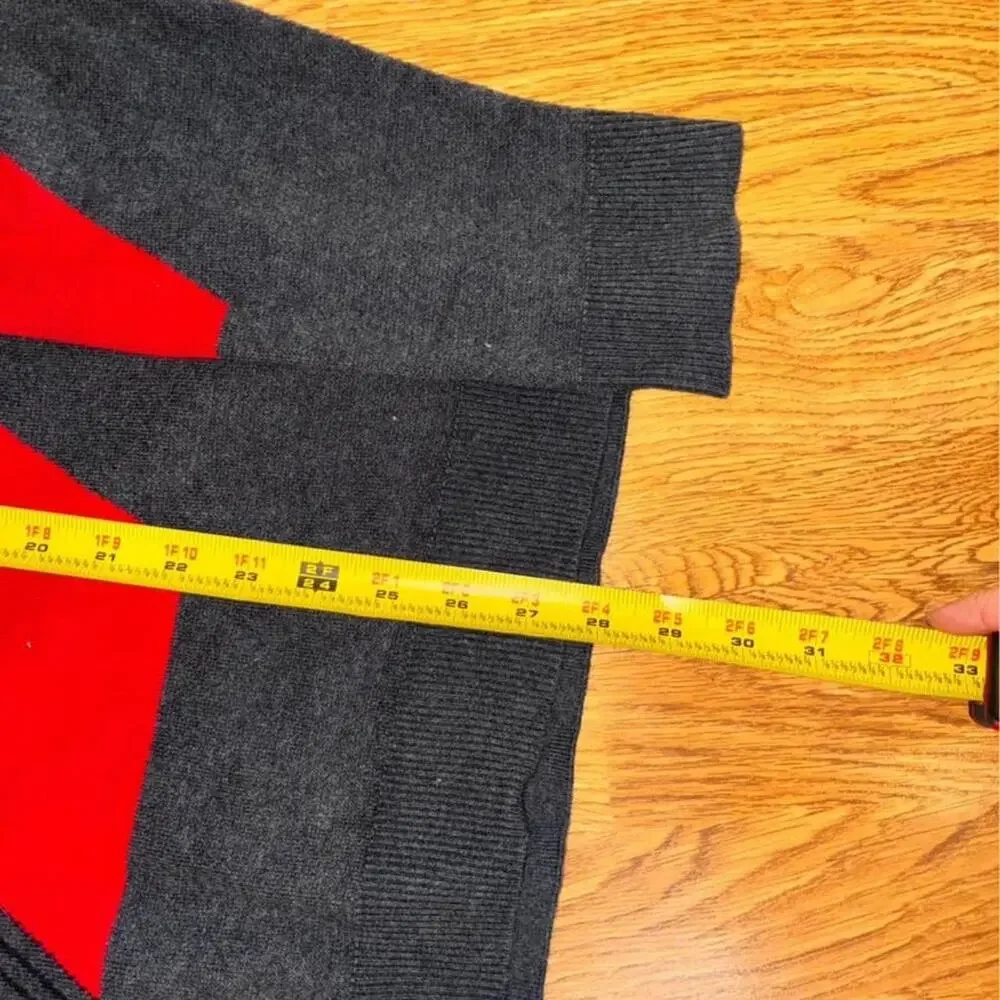 Mens 90s sweater‎ color block XL